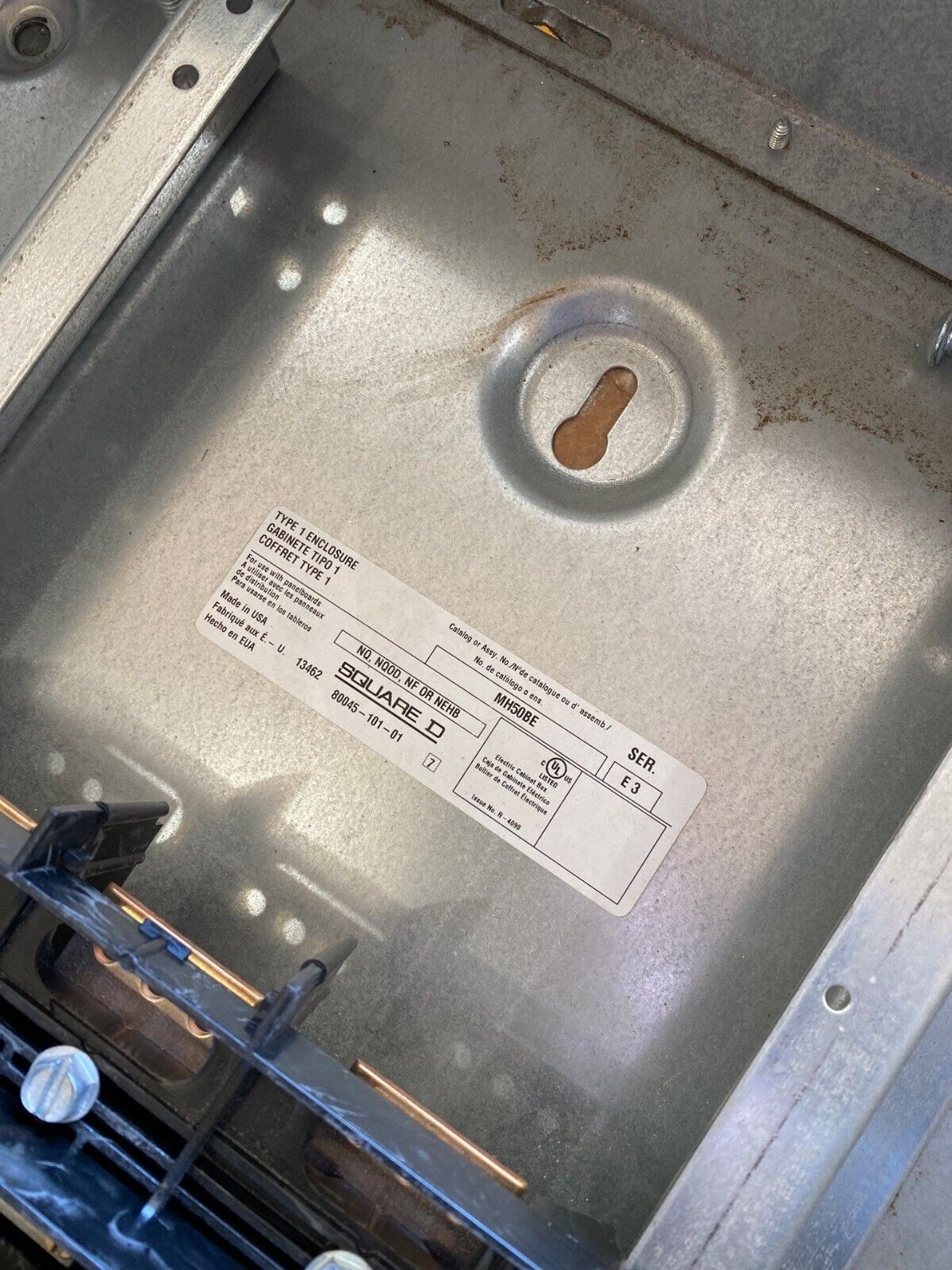 Square D NQ Panelboard 80A 208Y/120V 3PH 4W 42 Circuit Indoor Encl MCB QBL32080 P647 Used