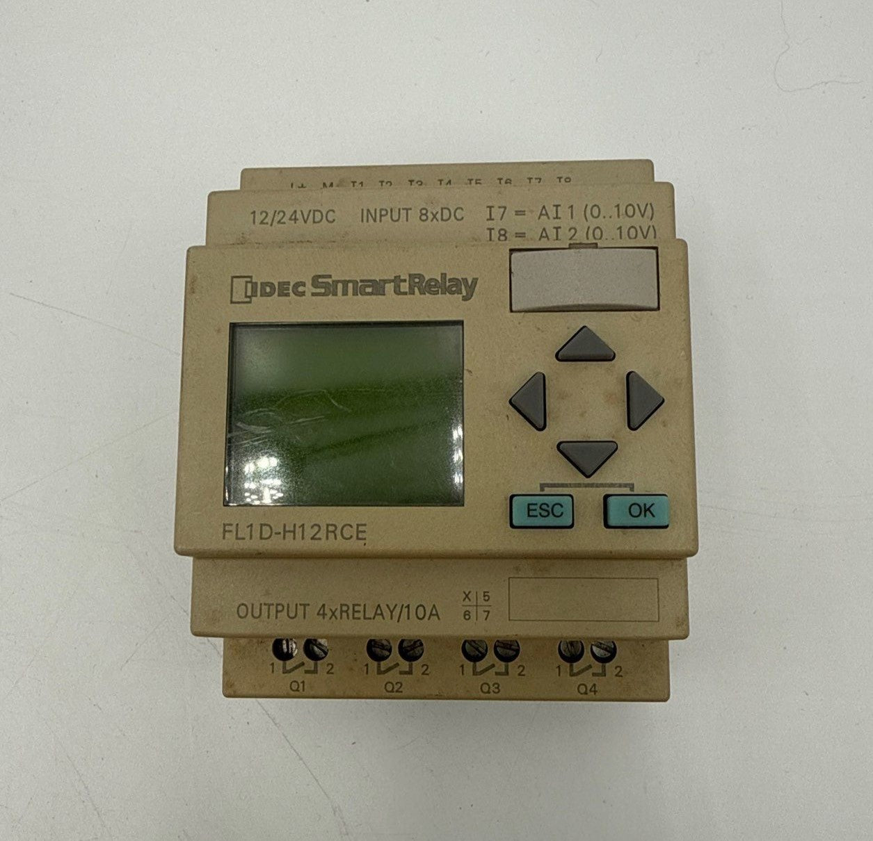 Idec FL1D-H12RCE PLC SmartRelay Base Module 12/24V DC 8 In 4 Out New