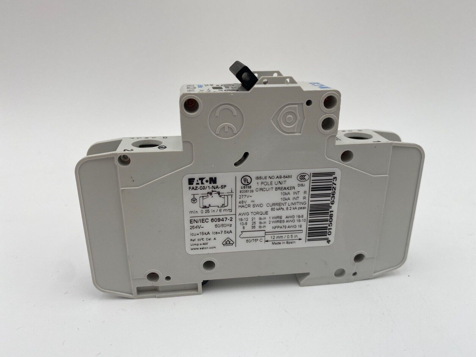Eaton FAZ-C3/1-NA-SP