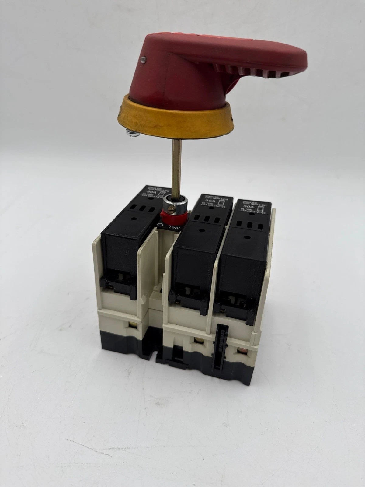 ABB OESA-CF30CC6 Disconnect Switch 30A 3P 600V Fused 3PH 7.5HP 30 Amp 3 Pole Used