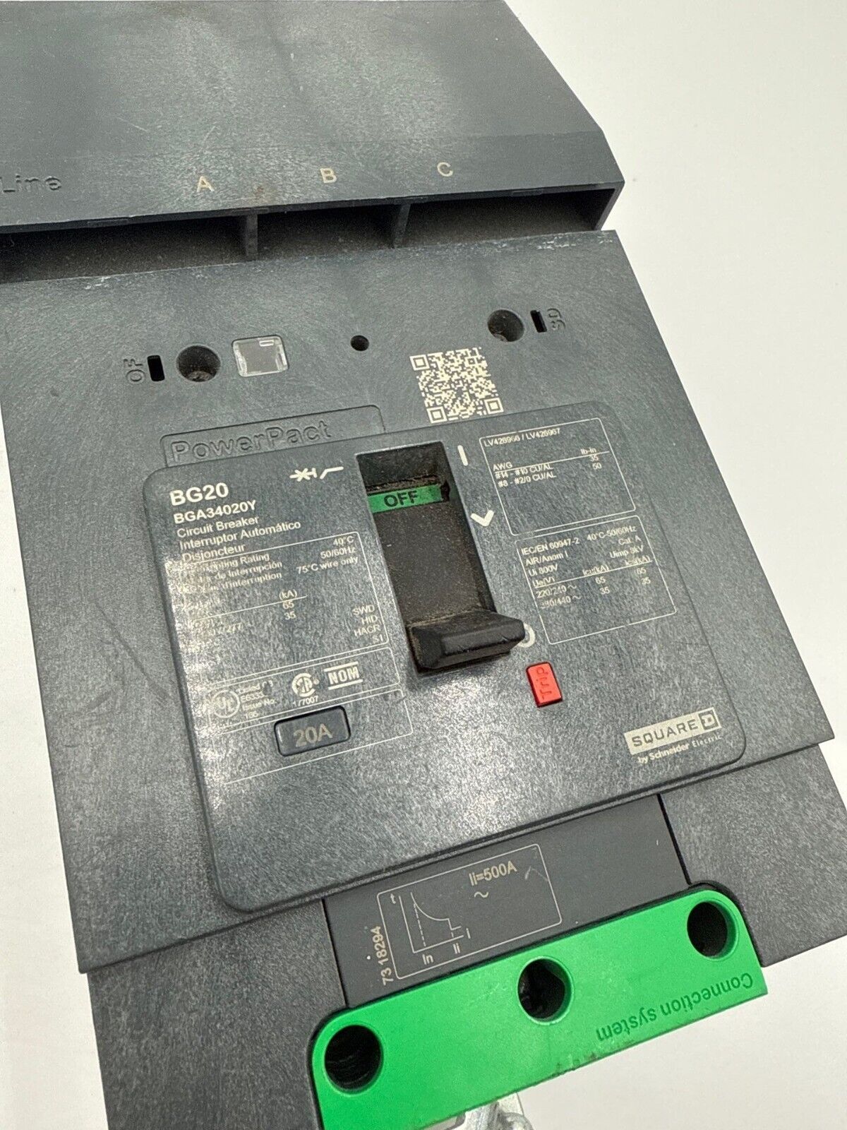 Square D BGA34020Y New