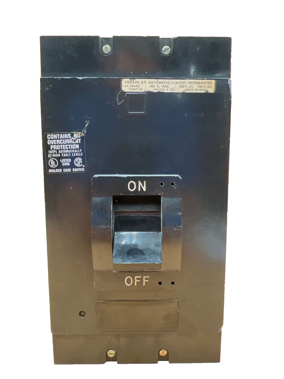 Square D LAL36000M Used