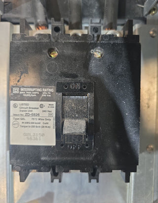 Square D NQOD442M225CU Panelboard 225A 208Y/120V 3PH 4W MCB Panel 150A 42 Cir Used