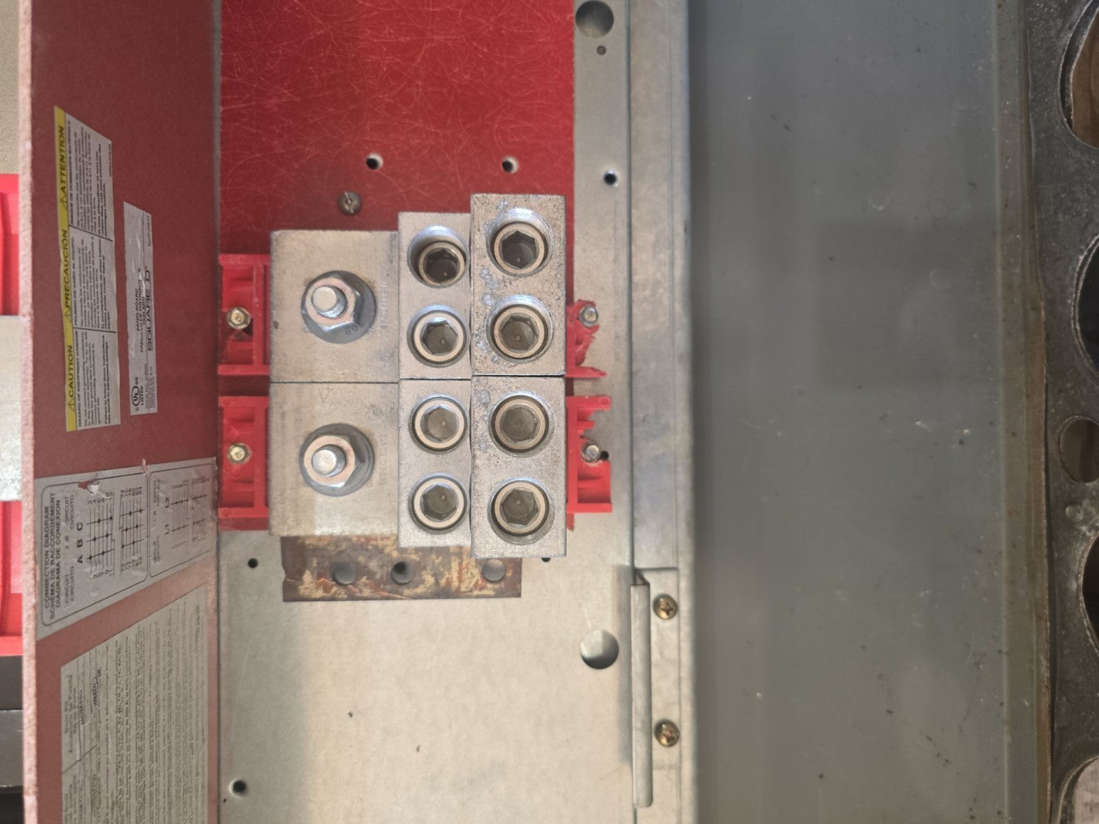 Square D HCRU I-Line Panelboard 1200A 600V MCB Panel 1200 Amp PGA36120 72 Cir 3R