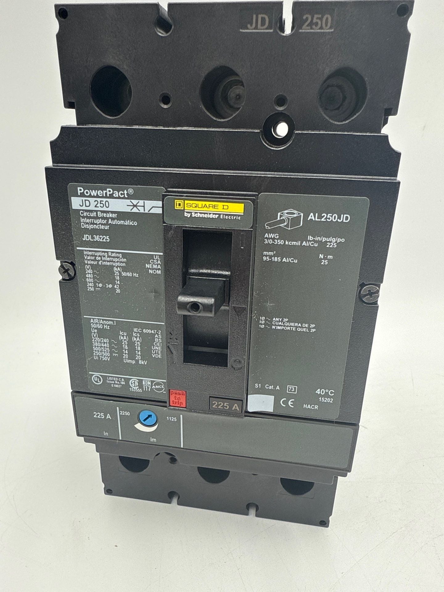 Square D JDL36225 New