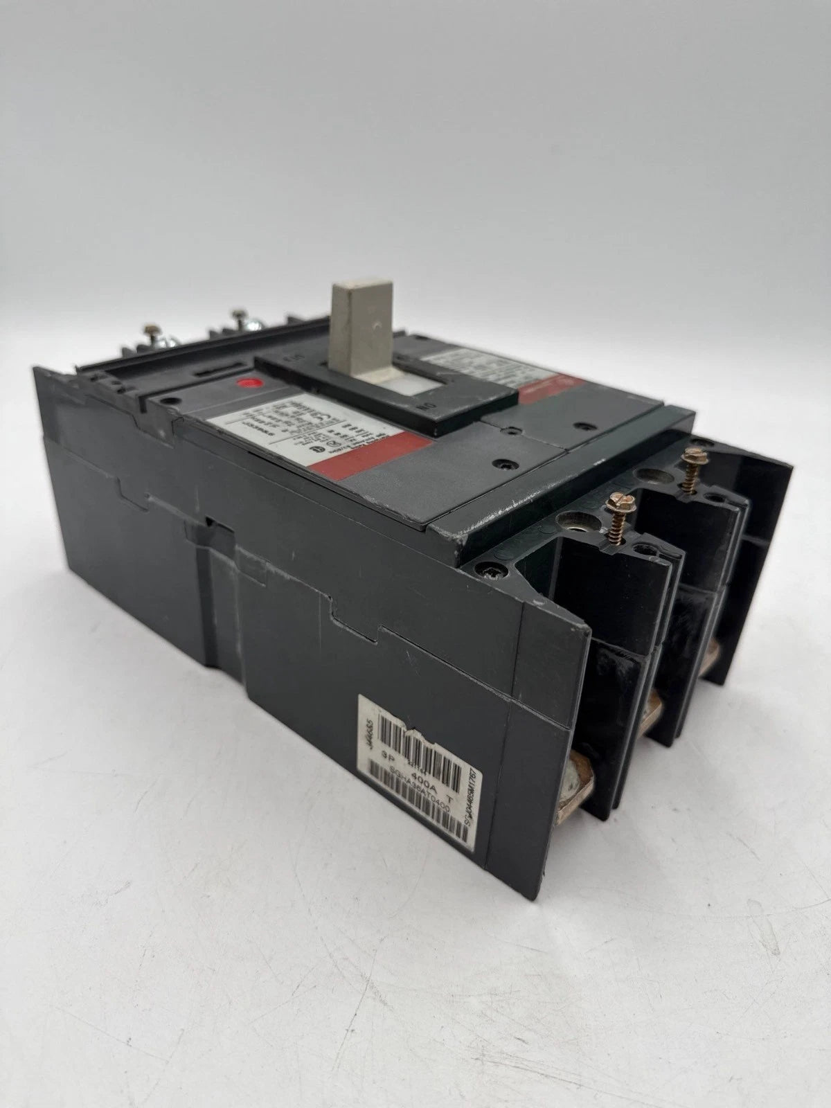 General Electric SGLA36AT0400 Circuit Breaker 400A 3P 600V SGLA 400 Amp 3 Pole Used