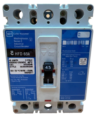 Cutler-Hammer HFD3045 Used
