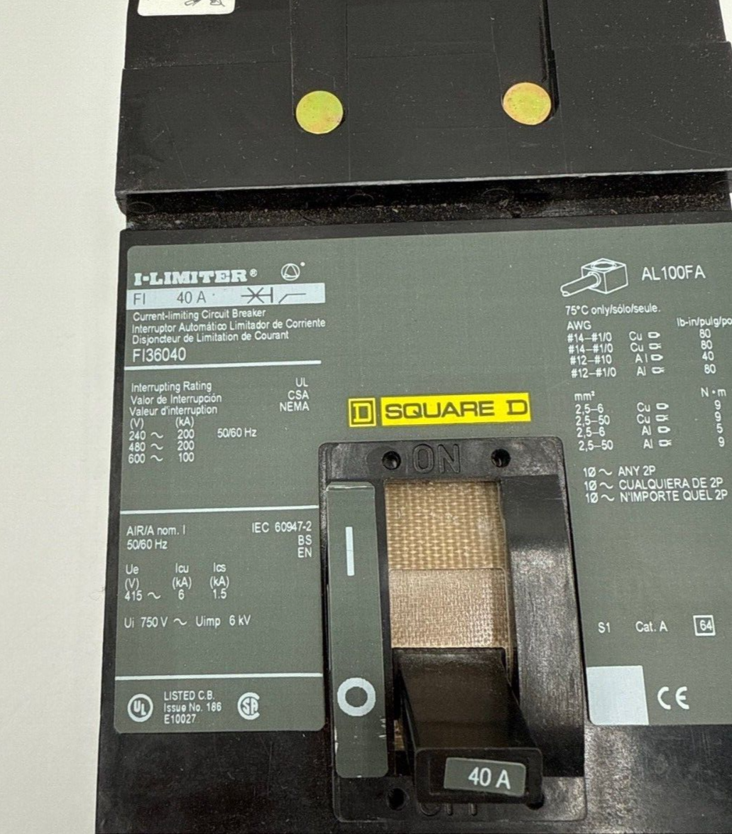 Square D FI36040 Used