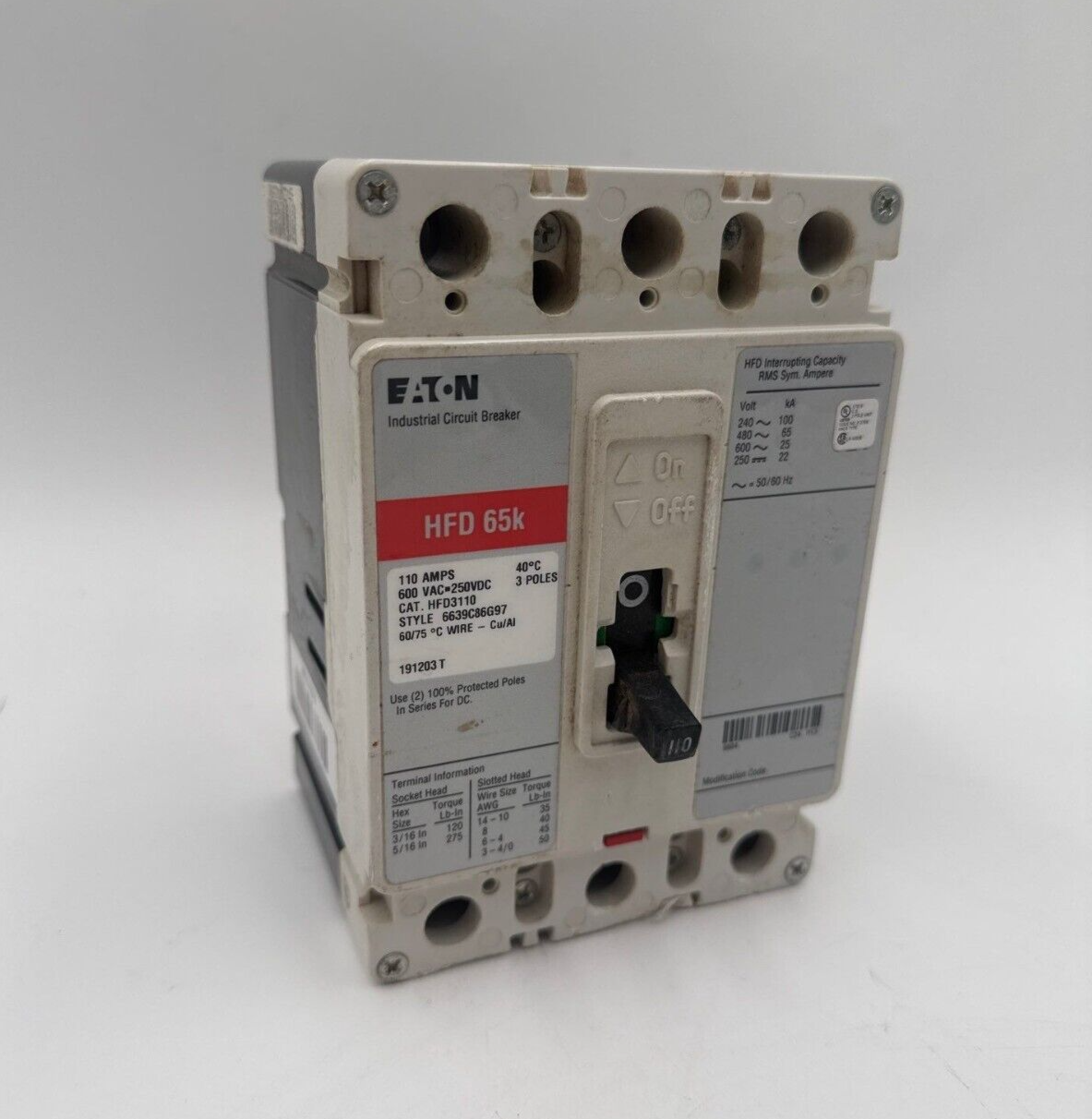 Eaton HFD3110 Used