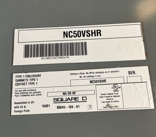 Square D NQ Panelboard 400A 208/120V 3PH 4W MLO 42 Circuit Indoor Encl SP101 Used