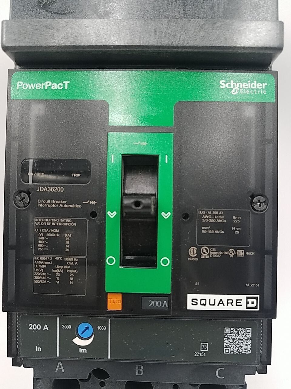 Square D JDA36200 New