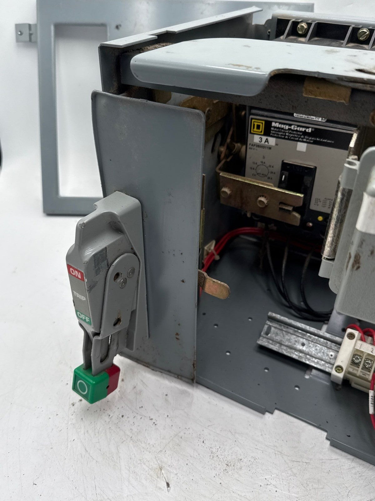 Square D Model 6 12" 3A Breaker Combo MCC Bucket Size 1 Starter FAP3600311M Used