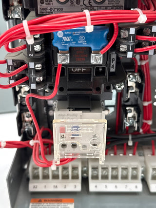 Allen Bradley 2100 12" 30A MCC Combo Bucket Size 1 Starter 500F-BOD930 Used