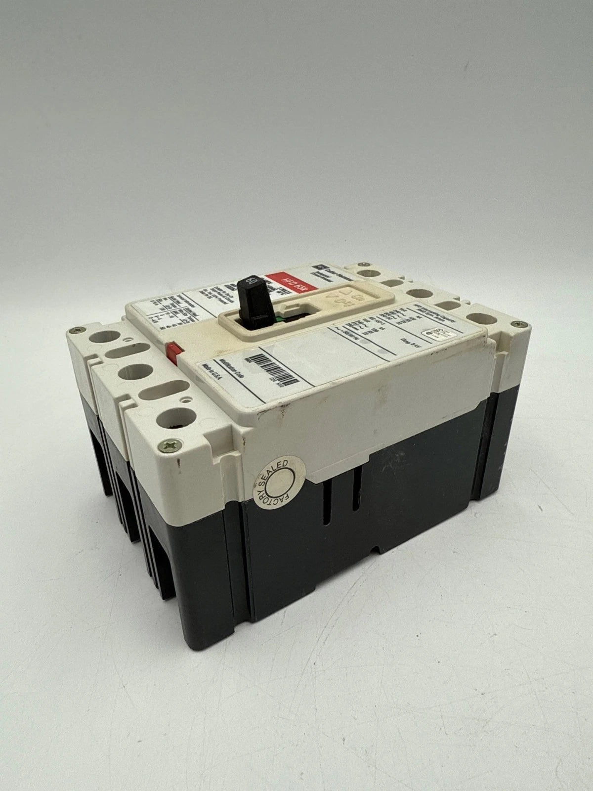 Cutler-Hammer HFD3060L Circuit Breaker 60A 3P 600V HFD 65k 60 Amp 3 Pole Used Used