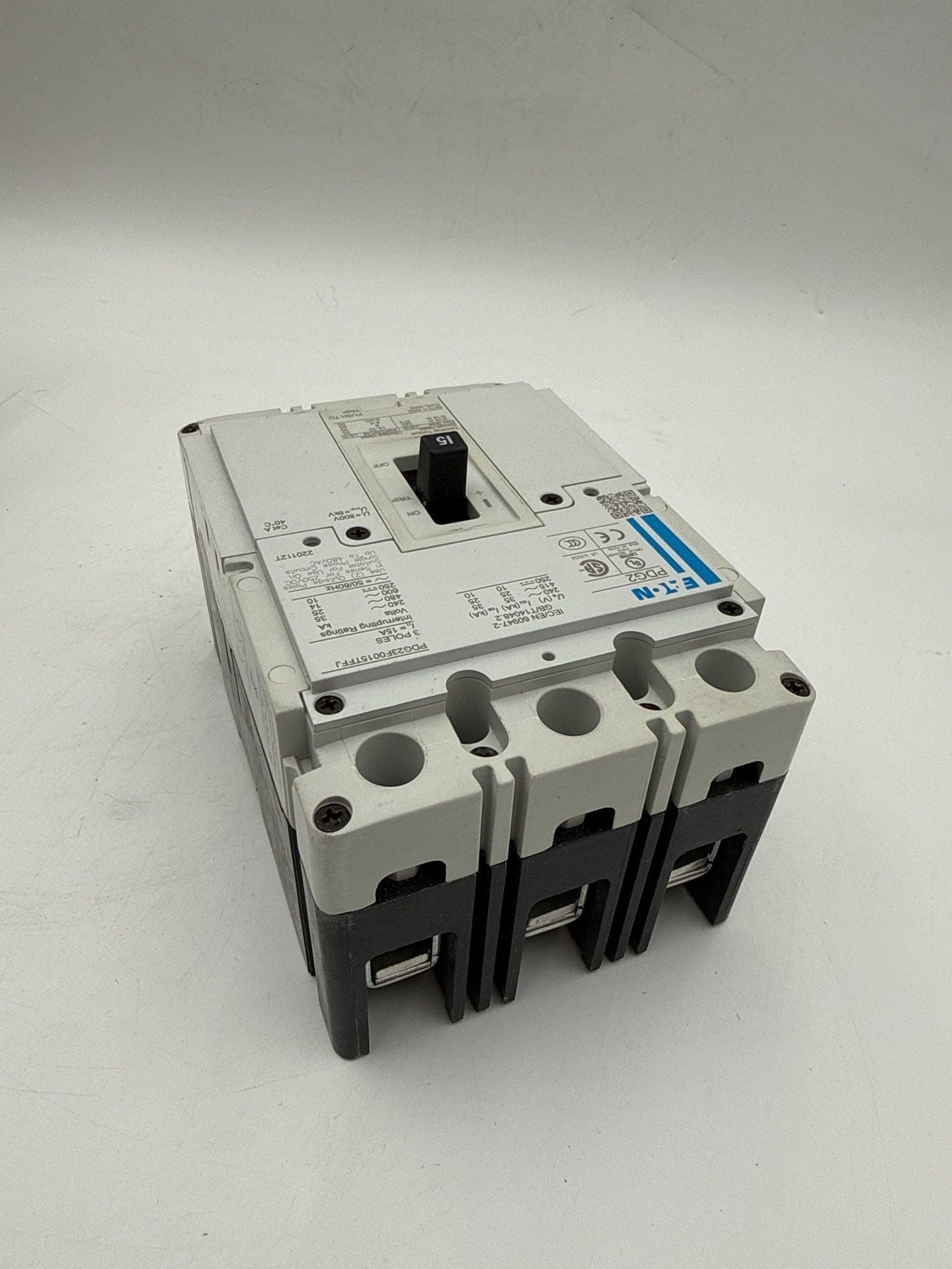 Eaton PDG23F0015TFFJ Circuit Breaker 15A 3P 600V PDG2 25kAIC 15 Amp 3 Pole New