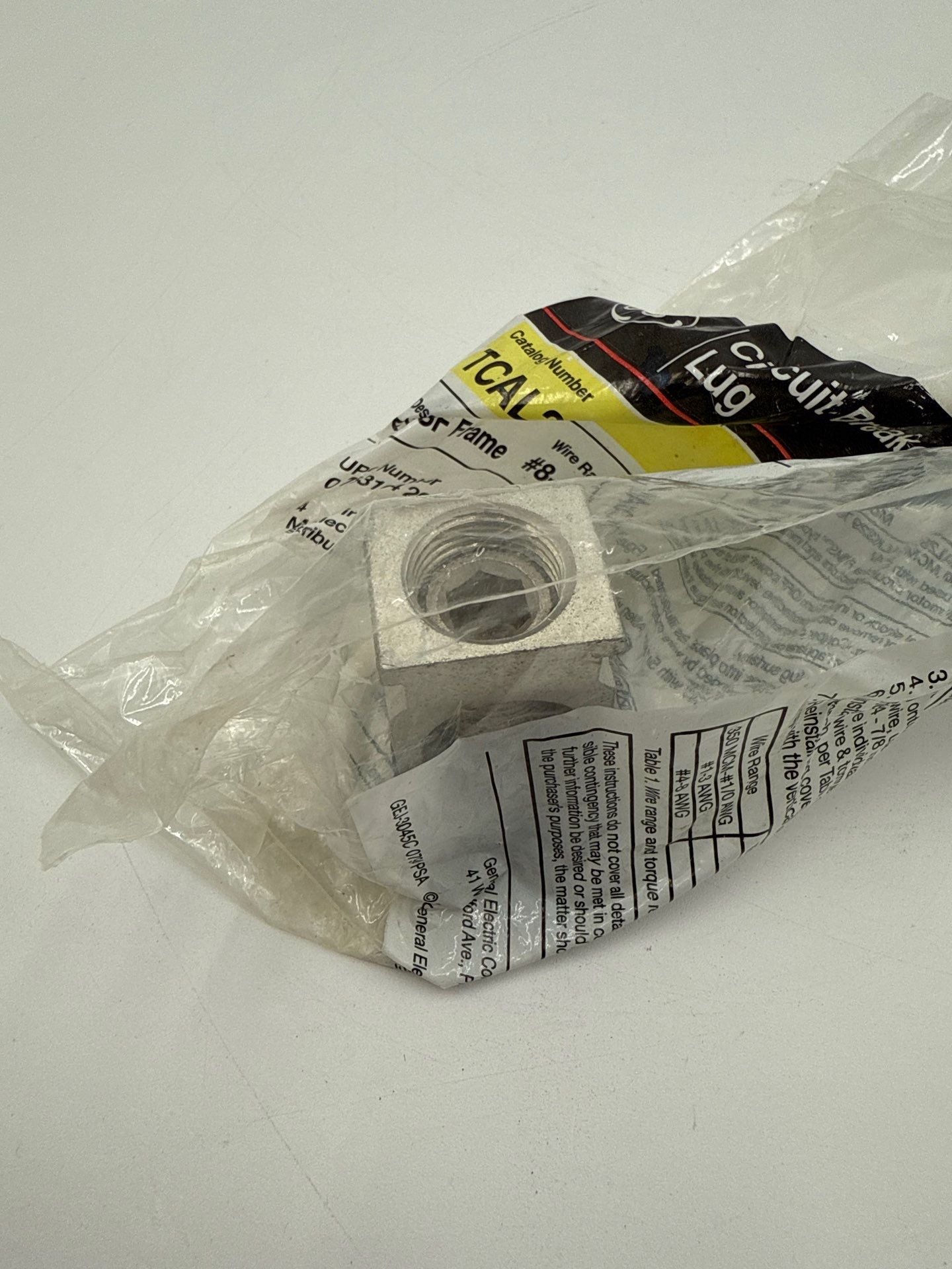 GE TCAL29 Single Lug Terminal for SF Frame Circuit Breaker 250A #8-360 kcmil New