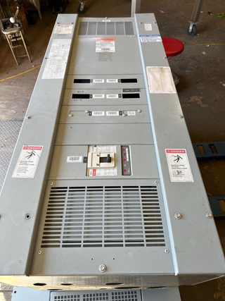 Cutler Hammer PRL4B Panelboard 400A 480V 3PH 3W 18 Cir MCB Indoor Encl BX2457 P022 Used