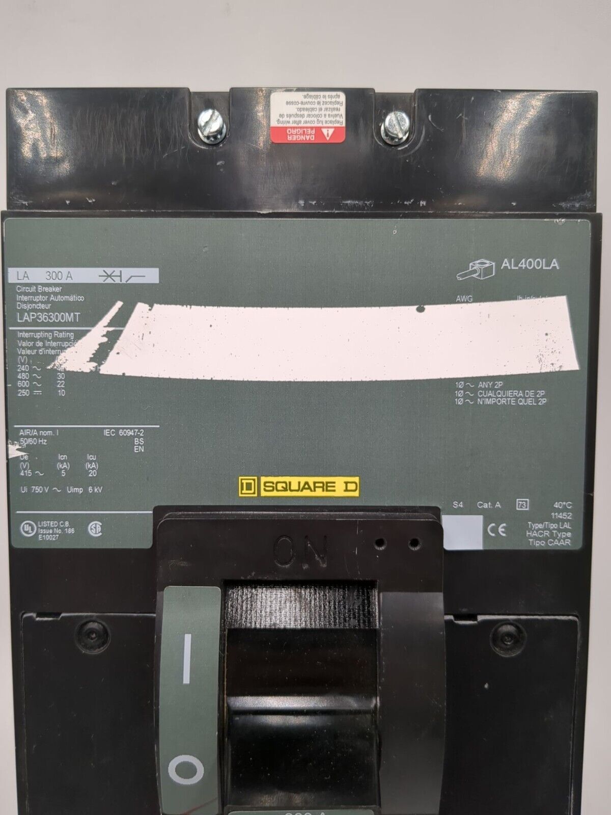 Square D LAP36300MT Used