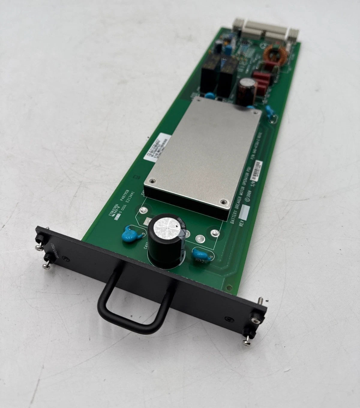 APC 0G-SYBBMOPSU2 Battery Breaker Motor Operator Panel PCB 640-4730J-Z REV 12 Used