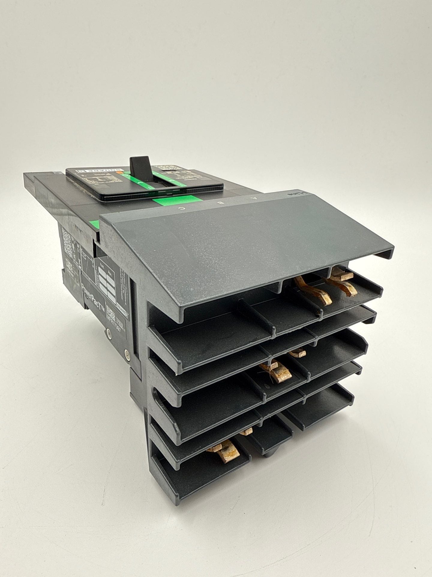 Square D BJA36060 I-Line Circuit Breaker 60A 3P 600V PowerPact 60 Amp 3 Pole Used