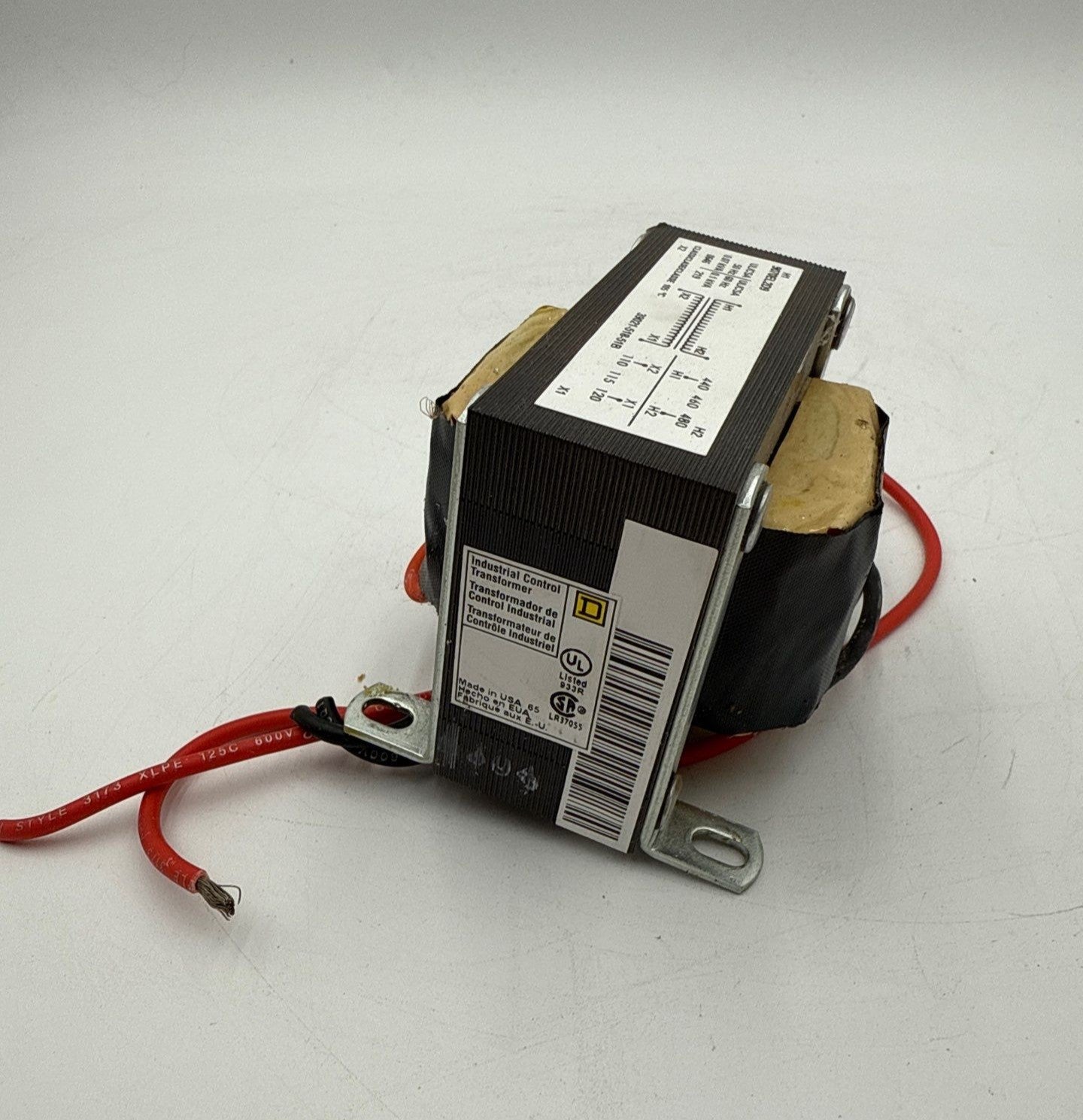 Square D 9070EL2D9 0.07KVA 0.1KVA Industrial Control Transformer 50/60HZ Used