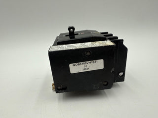 Square D QOB3100VH1021 Circuit Breaker 100A 3P 240V 22kA Shunt Trip 100 Amp New