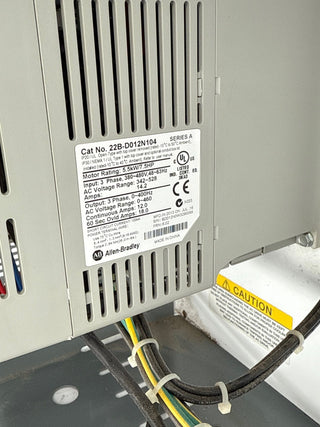 Allen Bradley 2100 26" 30A MCC Combo Bucket 7.5HP Powerflex 40 AC Drive New
