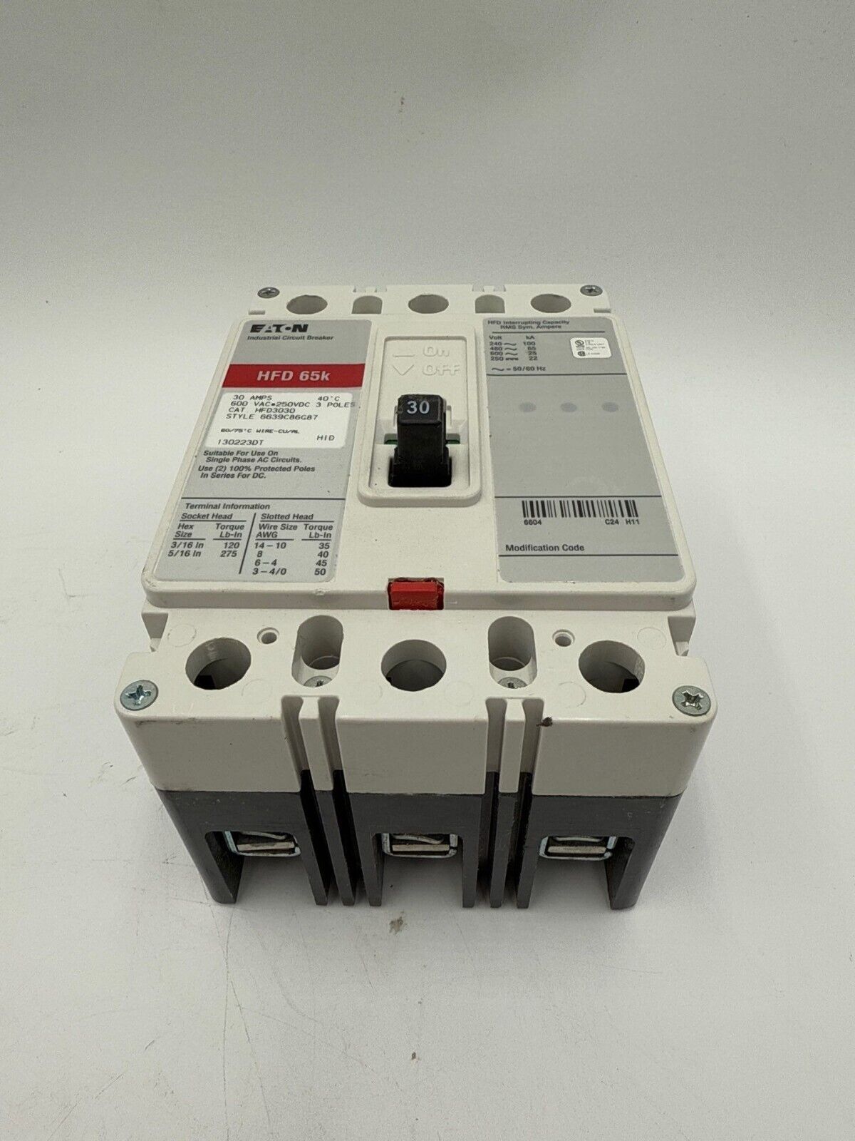 Eaton HFD3030 New