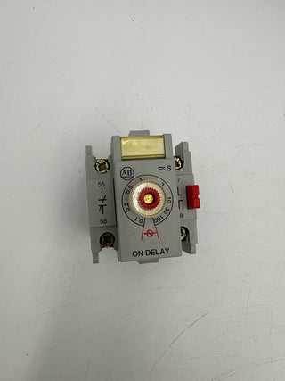 Allen Bradley 196-FTA Ser B Pneumatic Timer On Time Delay Relay 0.1-180 Seconds New