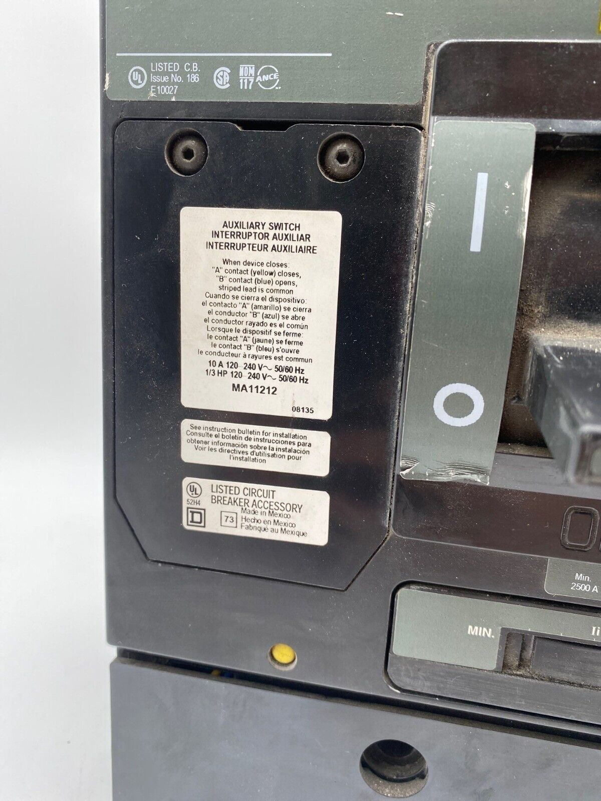 Square D MAL26500 Used