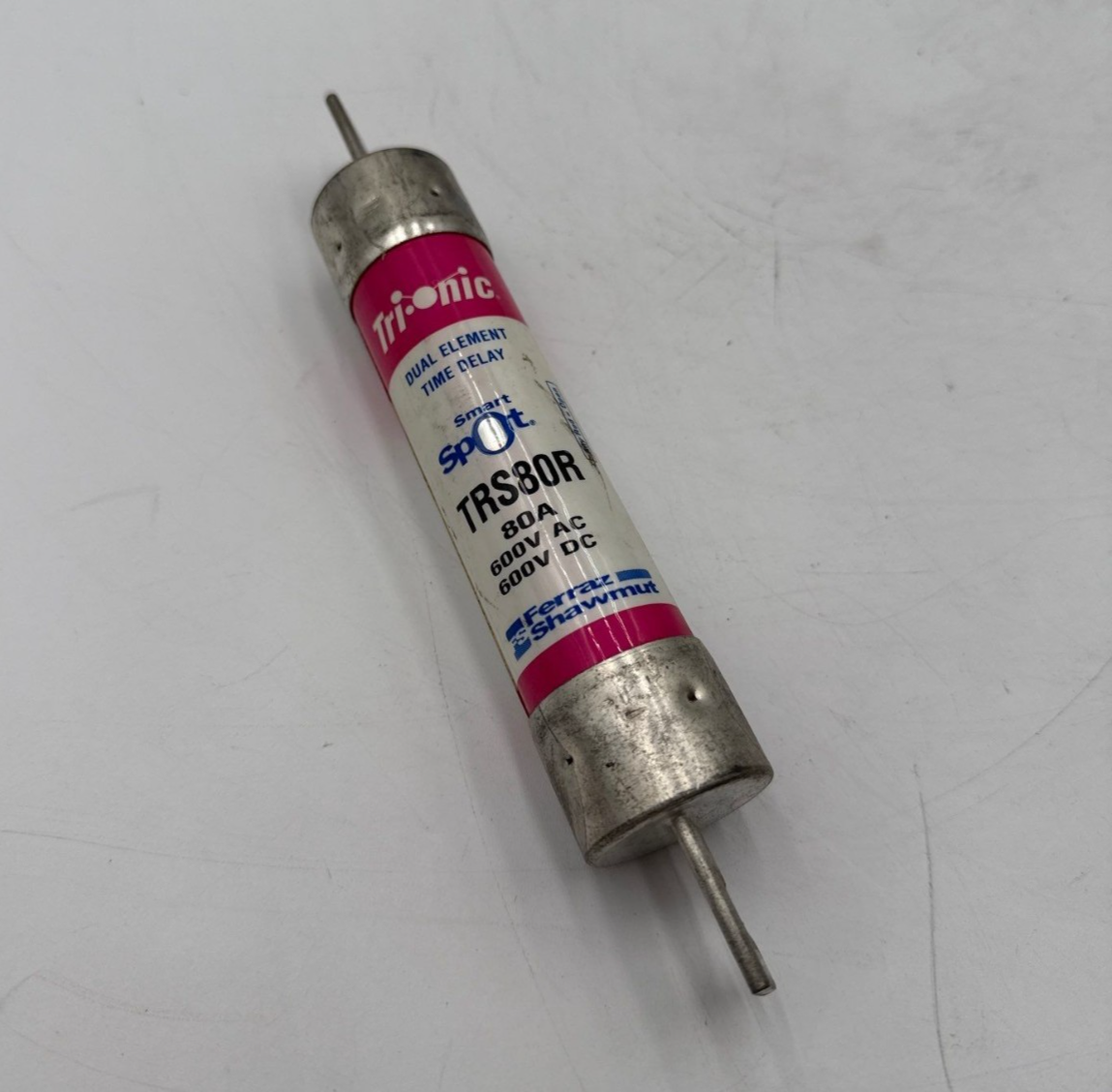 Ferraz Shawmut TRS80R Tri-Onic Fuse 80A 600V Time Delay Mersen 80 Amp Class RK5 Used