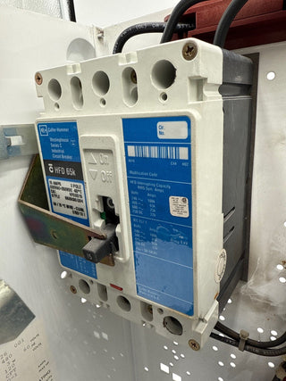Eaton Freedom 2100 18" 15A Combo MCC Bucket HFD3015 Breaker Size 2 Starter Used