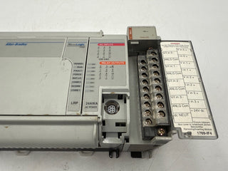 Allen-Bradley MicroLogix 1500 1764-24AWA Controller Base Unit /w 1764-LRP Used