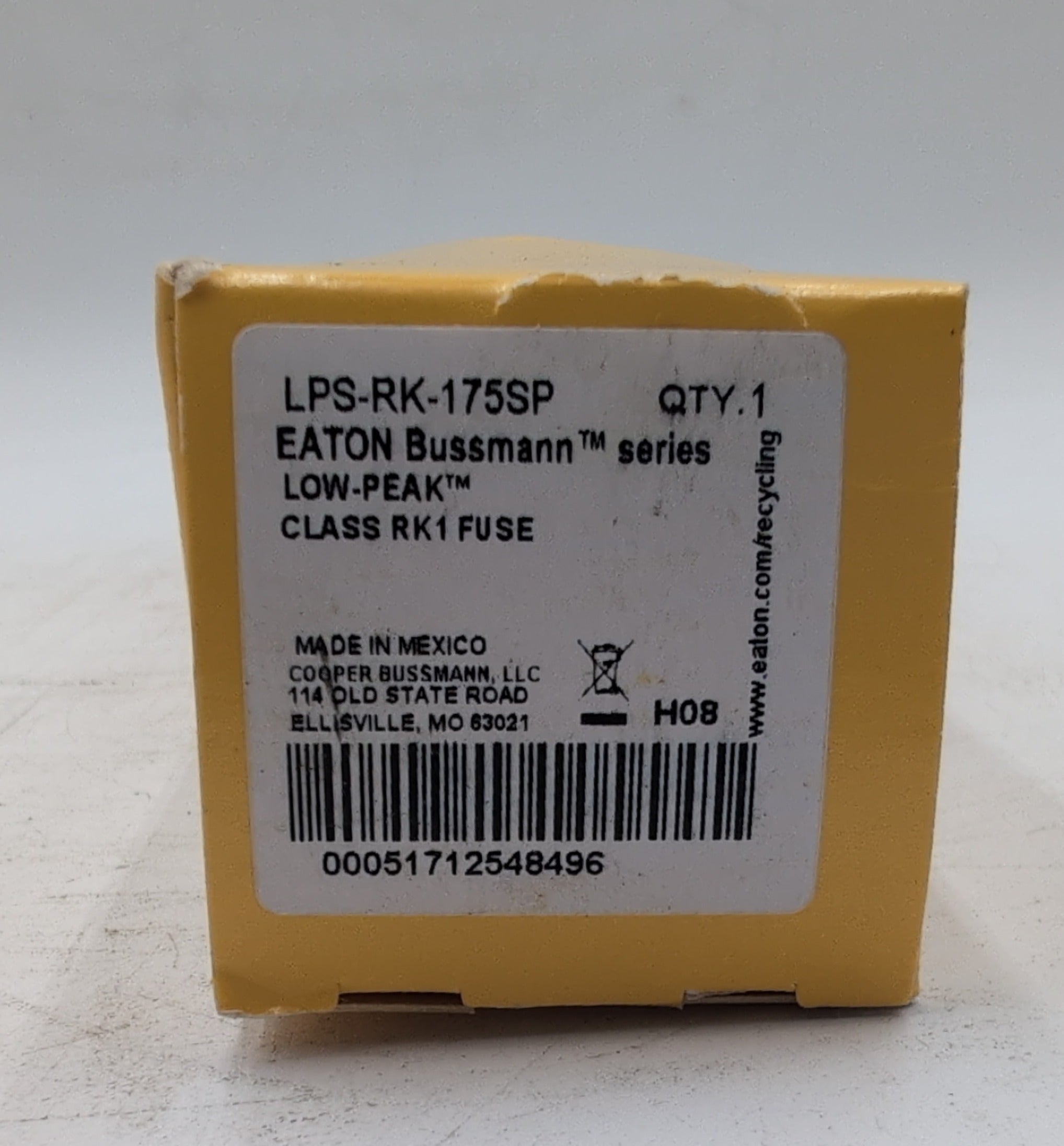 Bussmann LPS-RK-175SP Low Peak Fuse 175Amp 600V Class RK1 Time Delay NEW New