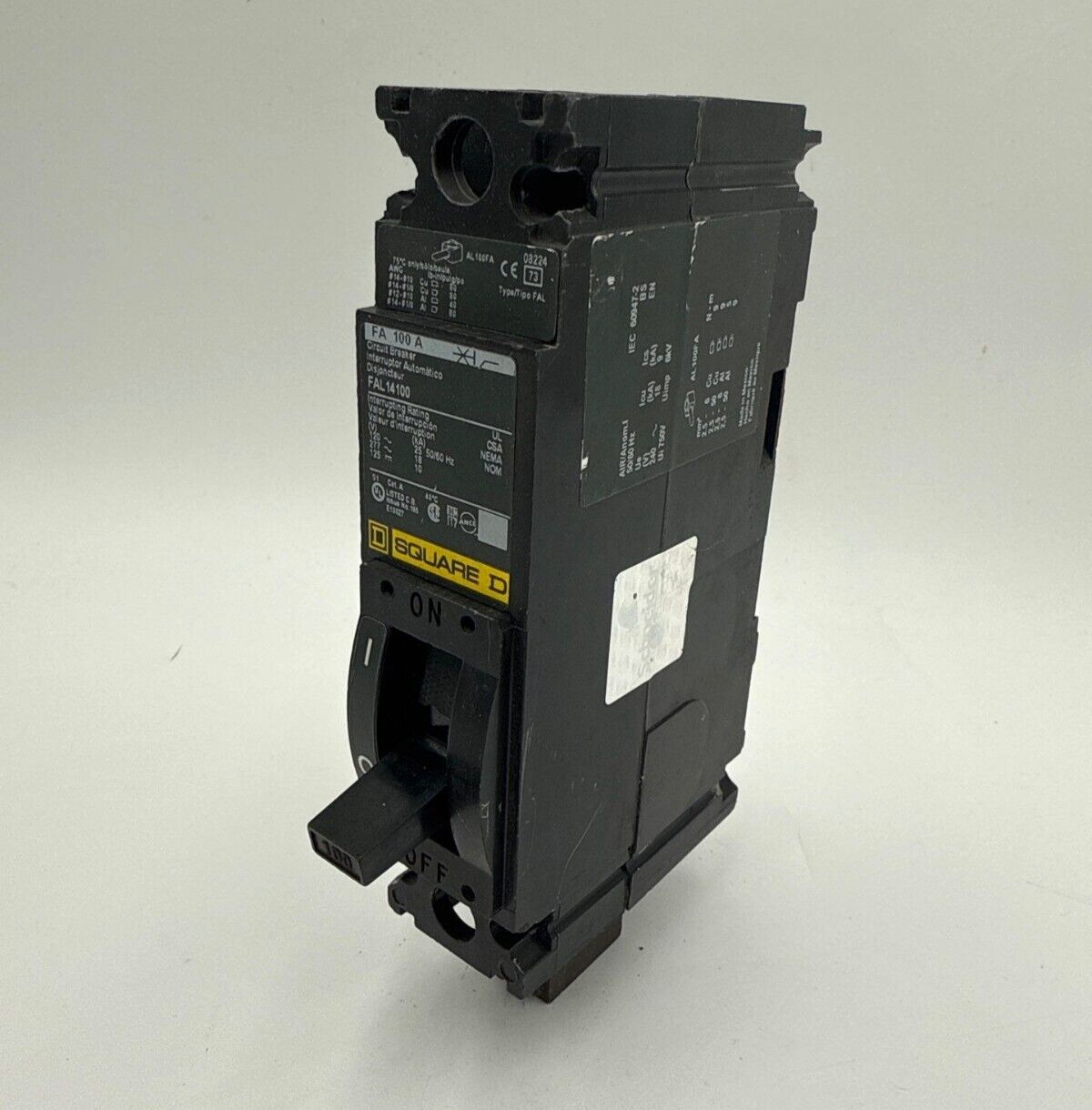 Square D FAL14100 Used