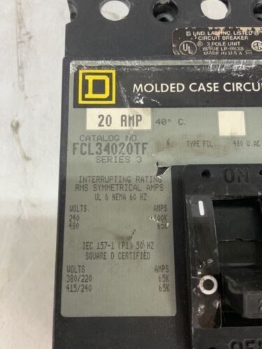 Square D FCL34020TF Used