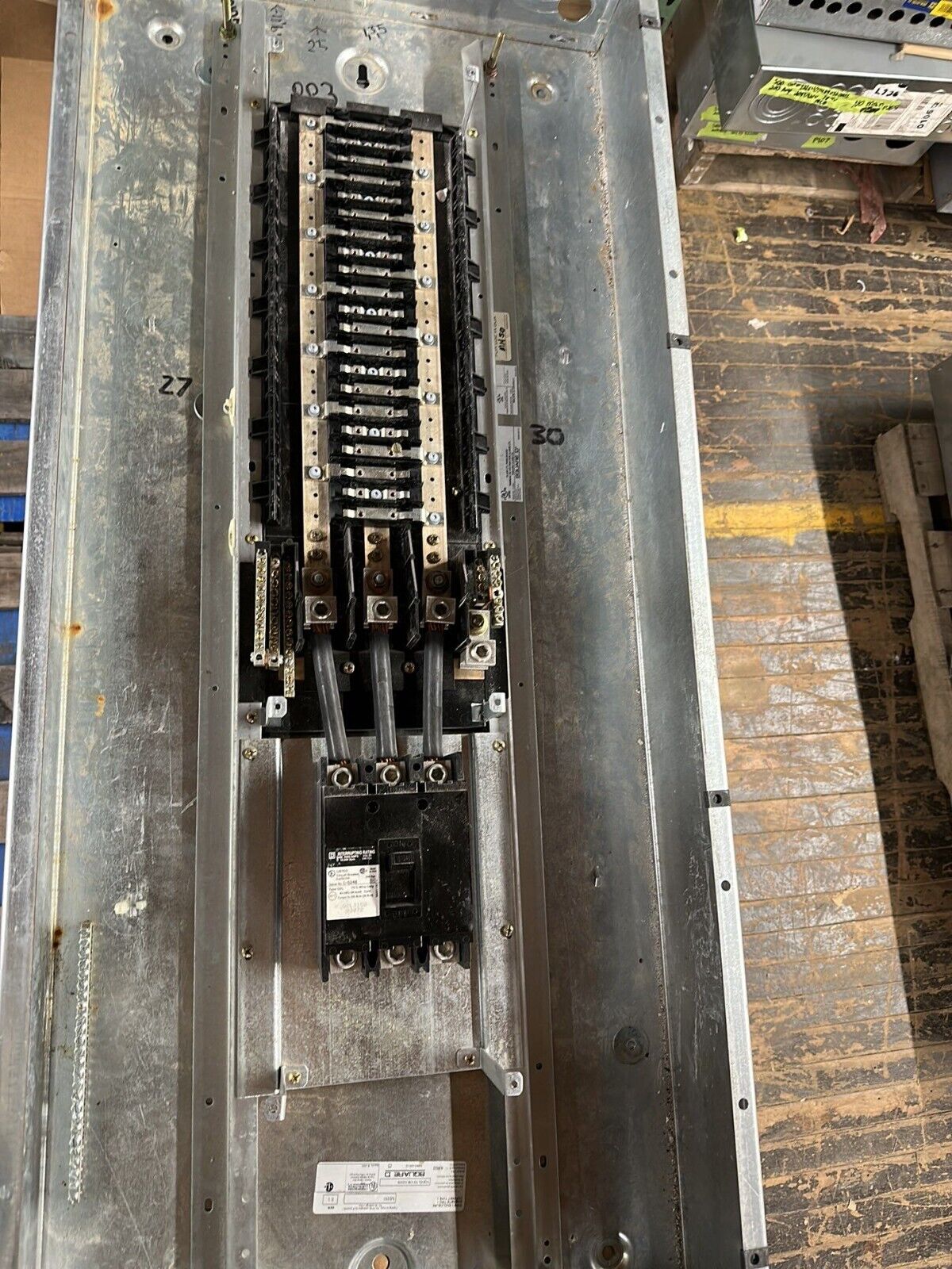 Square D NQOD Panelboard 150A 208Y/120V 3PH 4W 42 Circuit 150 Amp MCB Q2L3150 P247 Used