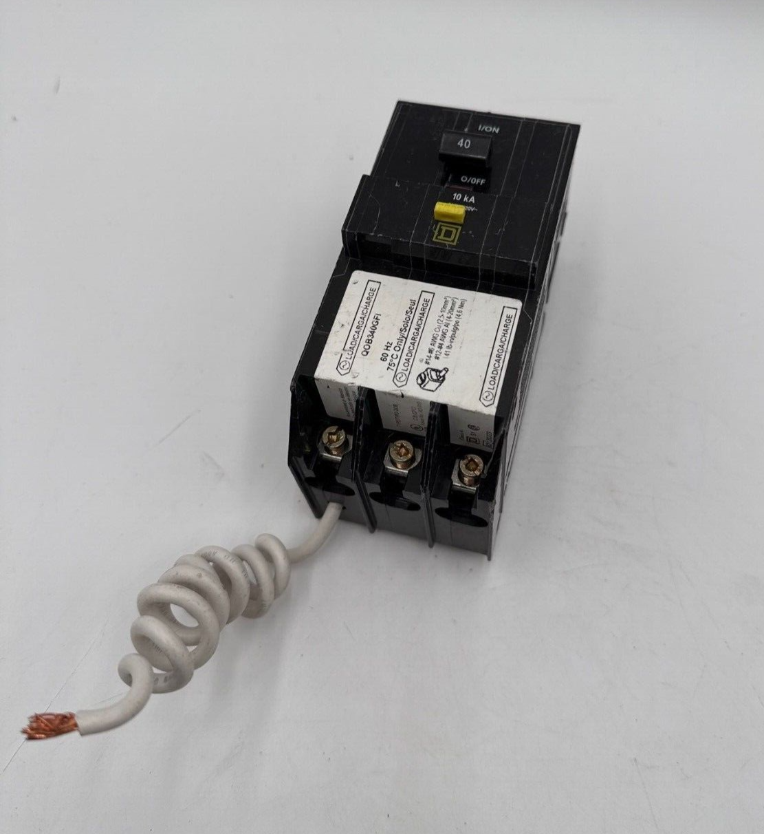 Square D QOB340GFI Used