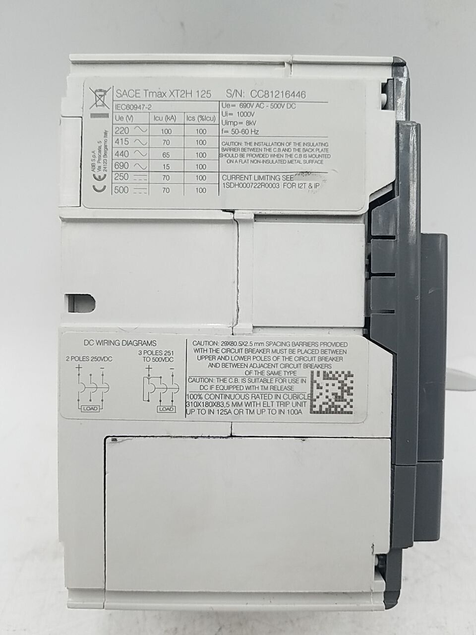 ABB XT2HQ3100BFF000XXX New