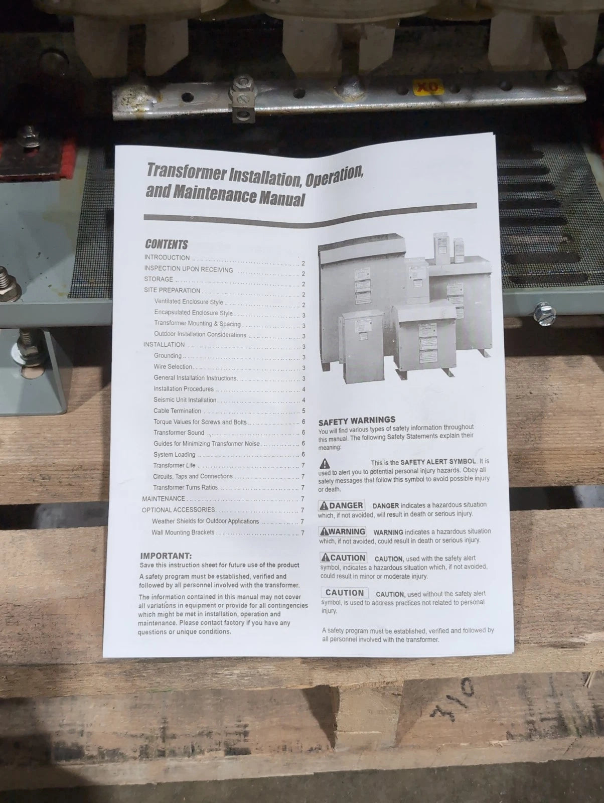 15KVA Siemens 3F3Y015D16 Transformer Pri 480V Sec 208/120V 3PH 3R Encl Outdoor New