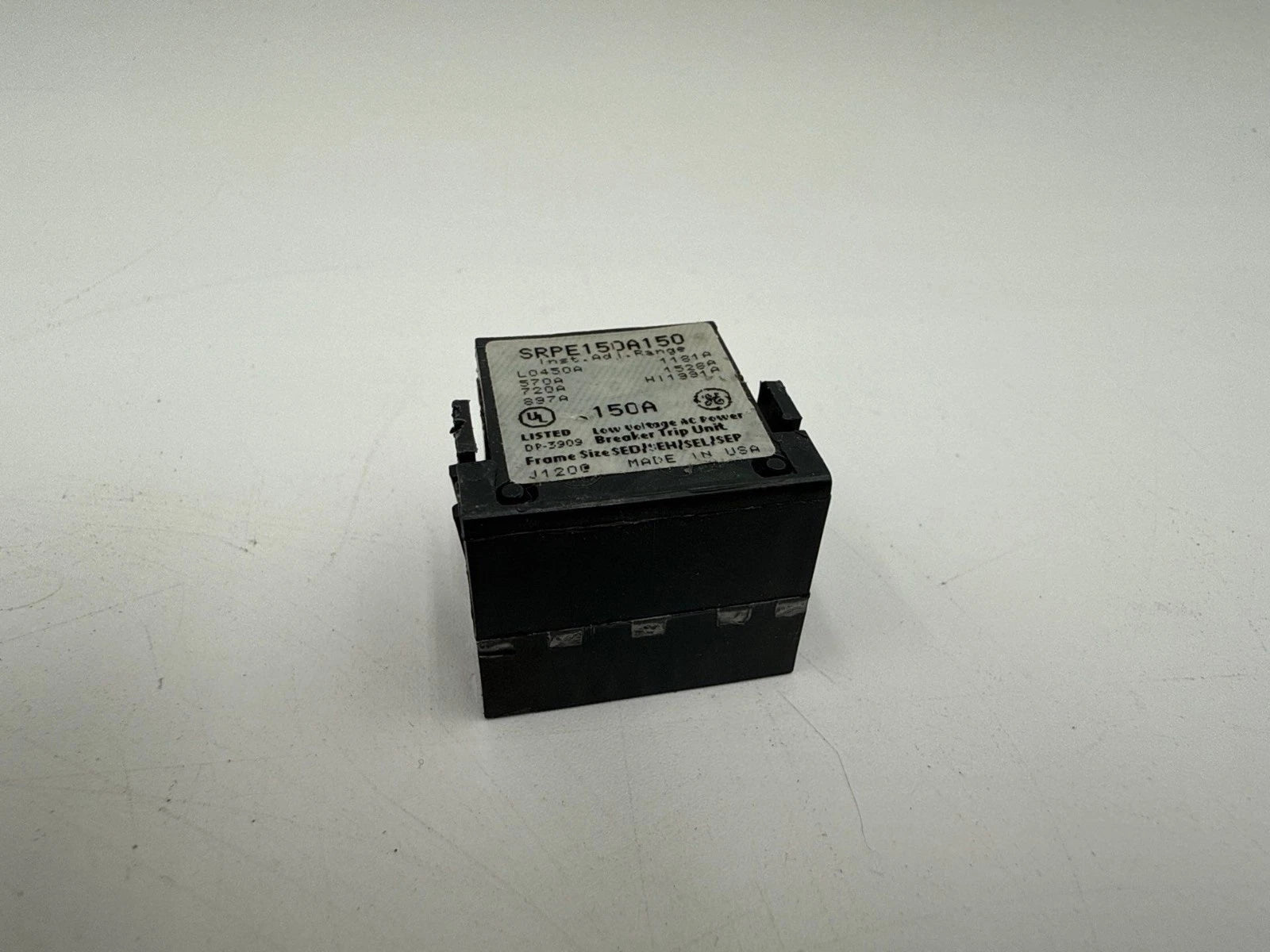 GE SRPE150A150 Rating Plug 150A SRPE150 150 Amp Frame SEDA SEHA SELA SEPA Used Used