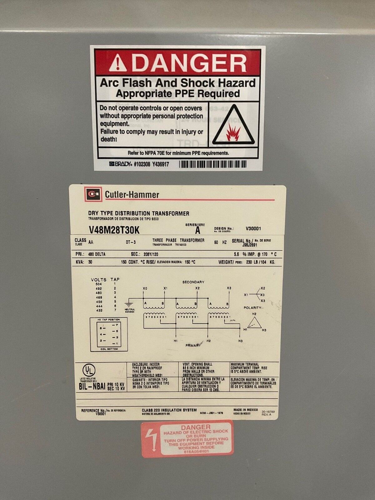Cutler-Hammer V48M28T30K Used