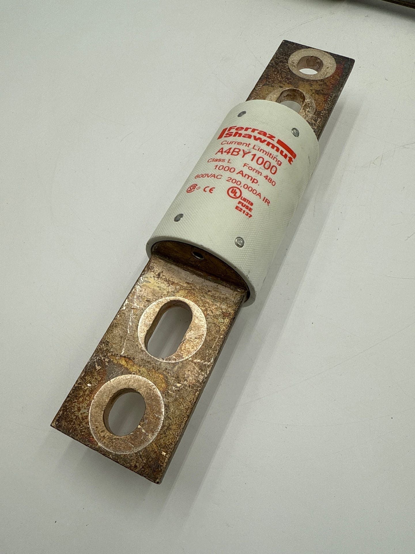 Ferraz Shawmut A4BY1000 Fuse 1000A 600V Class L 1000 Amp Current Limiting Used