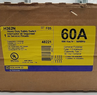 Square D H362N New