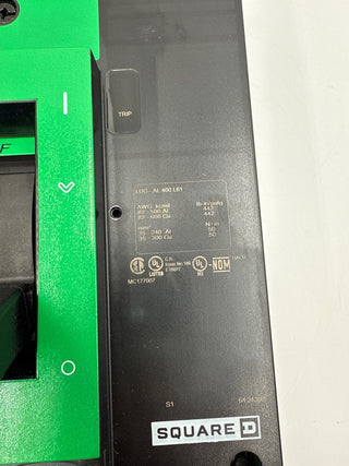 Square D LJA36250U31X I-Line Circuit Breaker 250A 3P 600V LJA PowerPact New