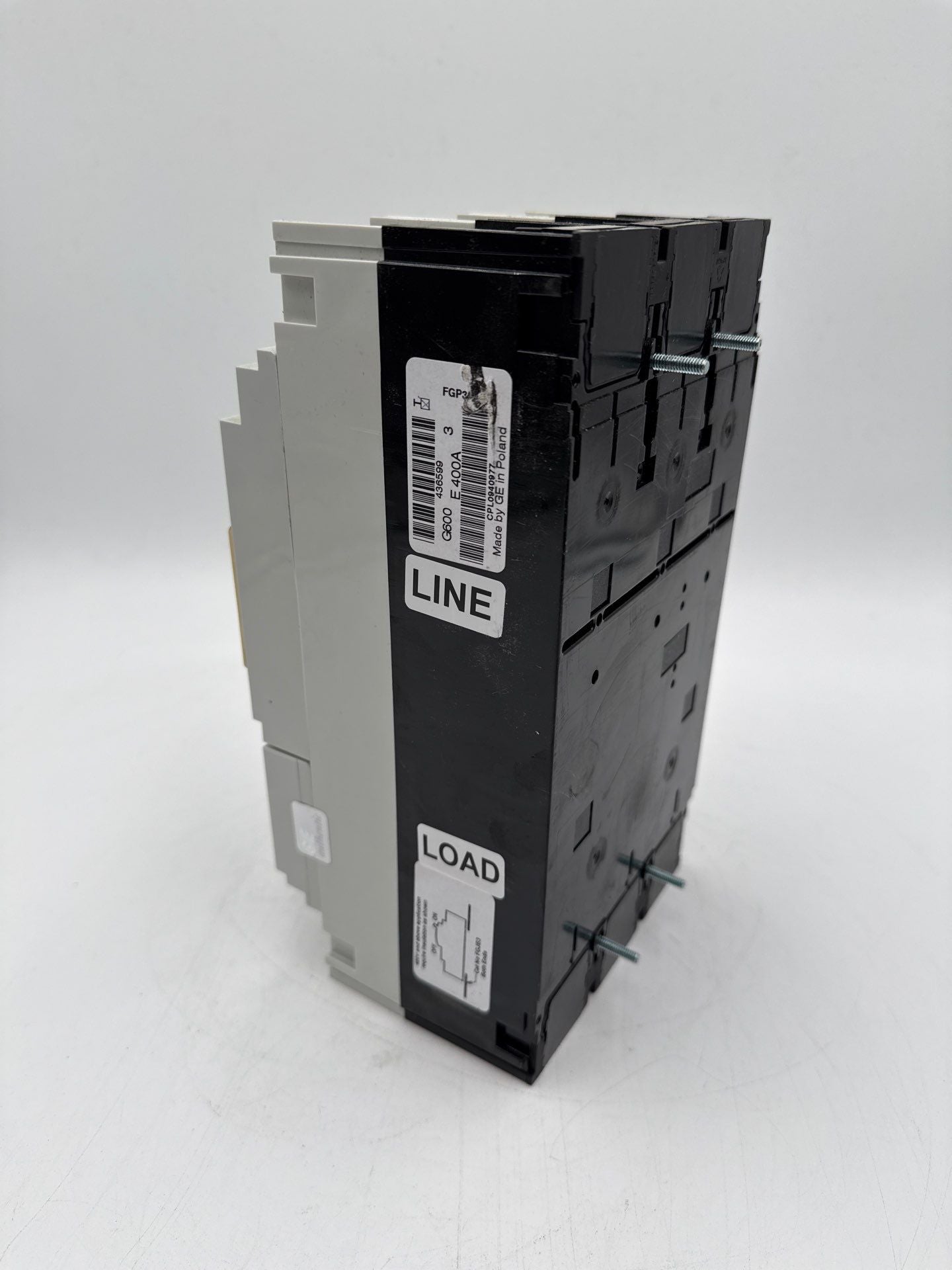 GE FGN36DB400 Circuit Breaker 400A 3P 600V 3PH FGRP3L0400 Trip 400 Amp Used