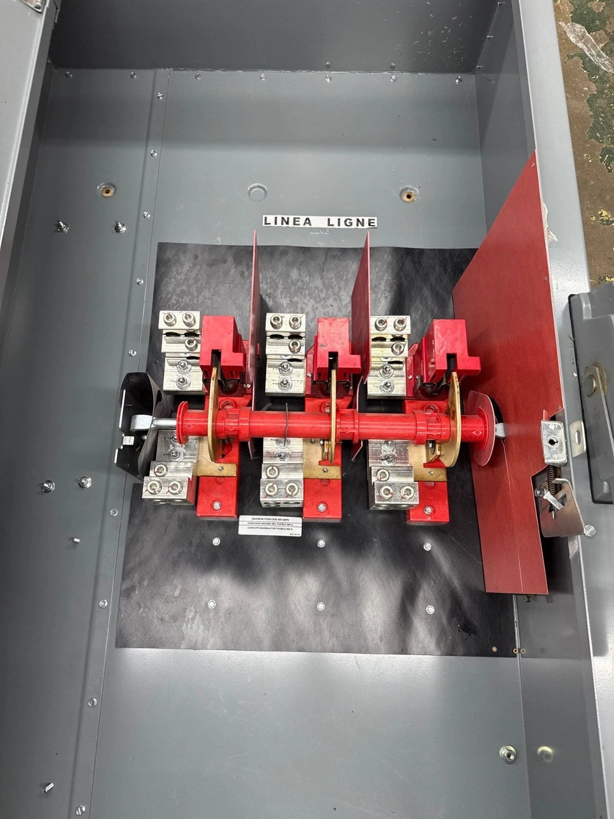 Square D H367NR Safety Disconnect Switch 800A 3P 600V 3PH 3R Outdoor 800 Amp Used