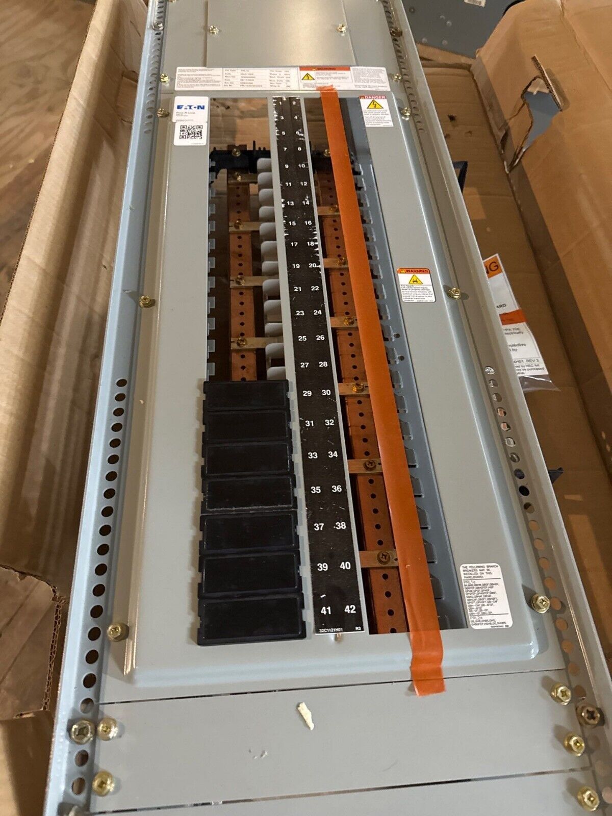 Eaton PRL1A3225X42CS Panelboard Interior 225A 208/120V 3PH PRL1A 42 Circuit New