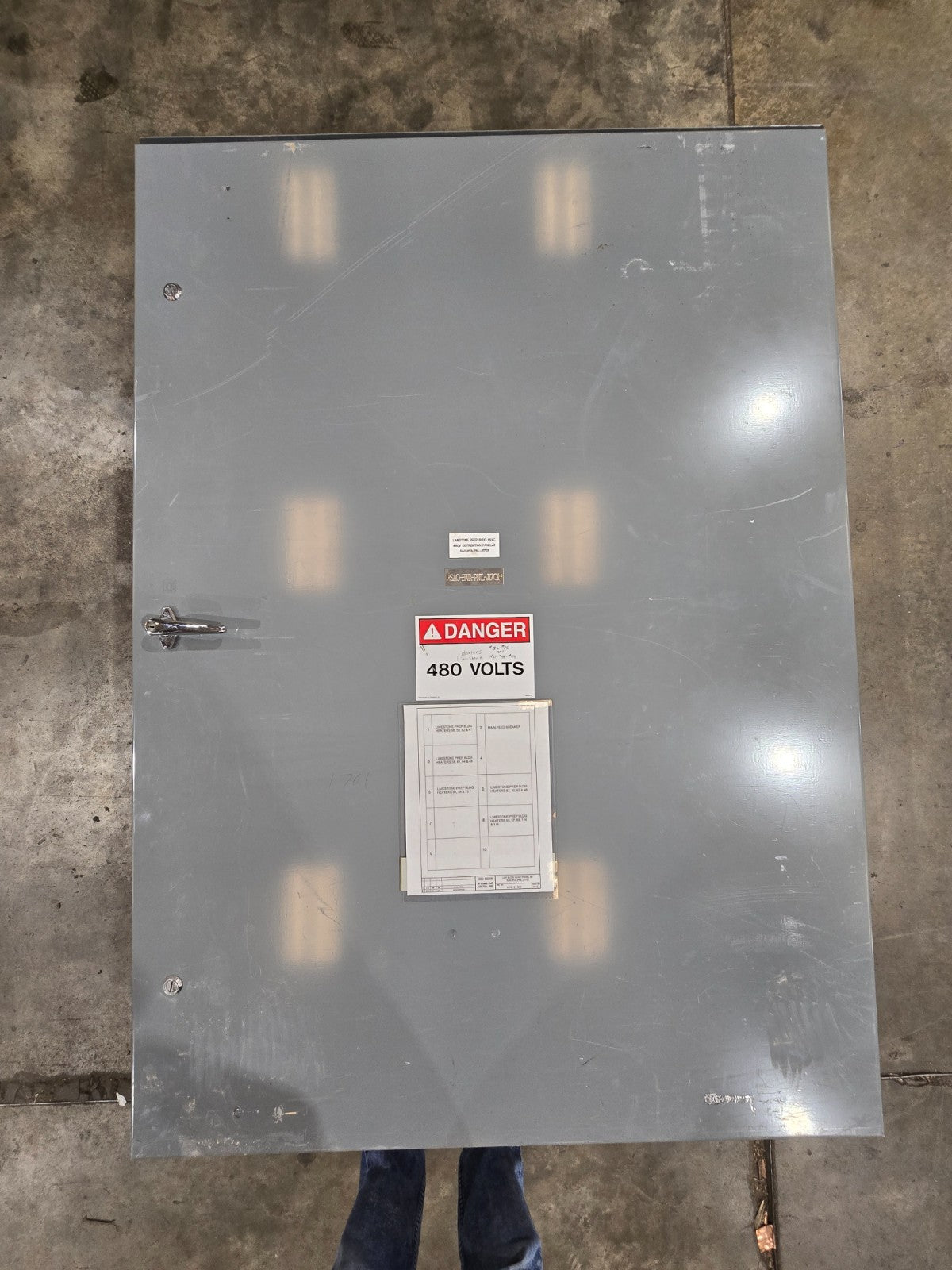 Square D HCP I-Line Panelboard 400A 480V 3PH 3W MCB Main LI36400 3R Encl 30 Cir Used