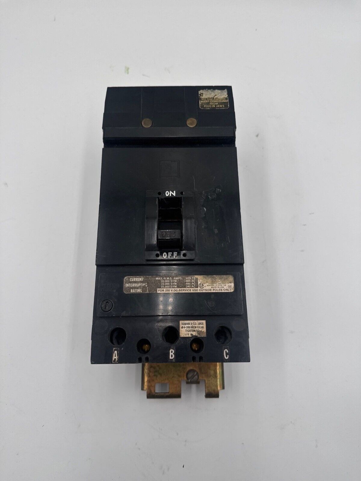 Square D KA36225 Used